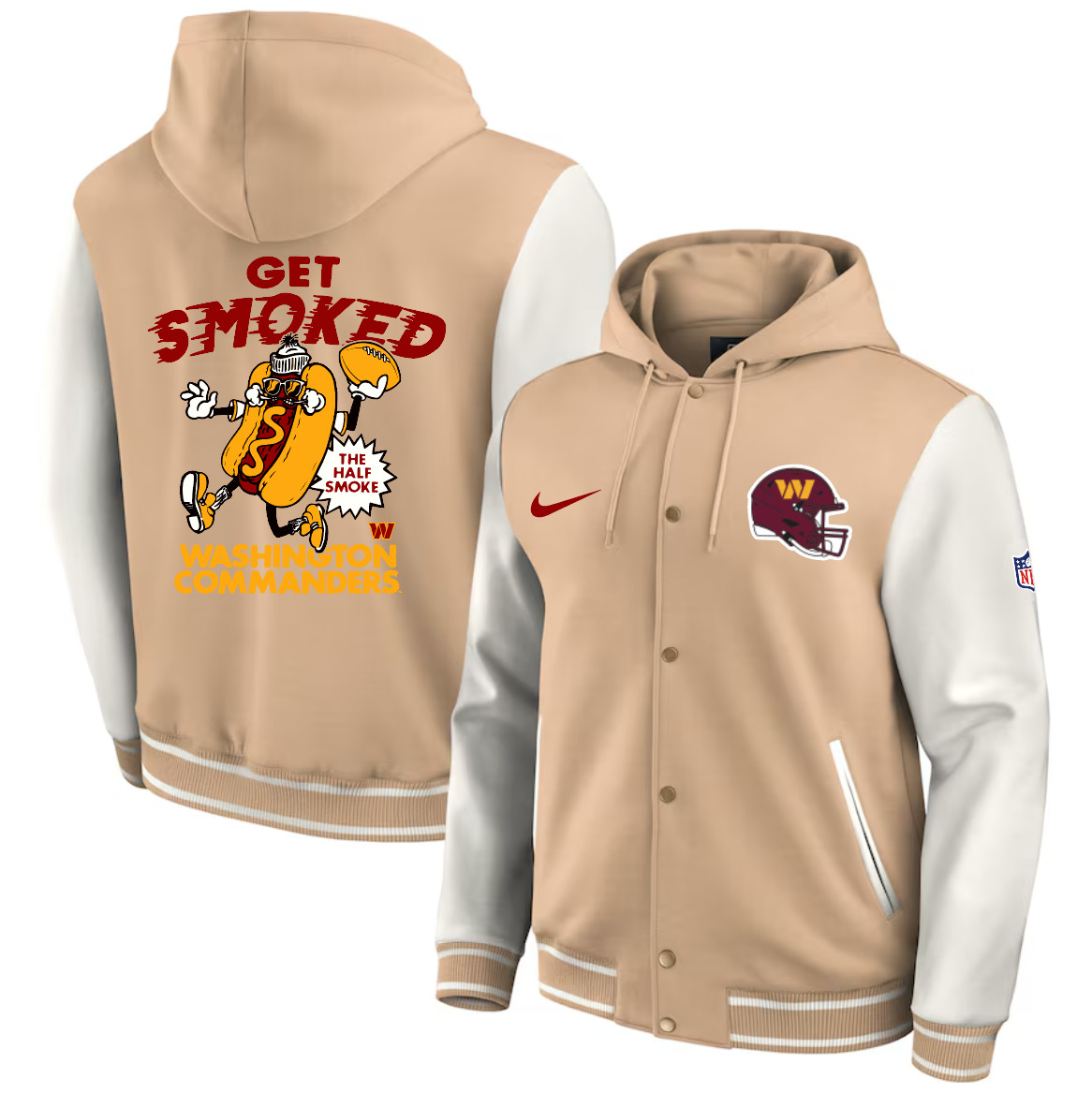 Men 2025 NFL Washington Commanders jacket syle 1->nfl jacket->Sports Accessory
